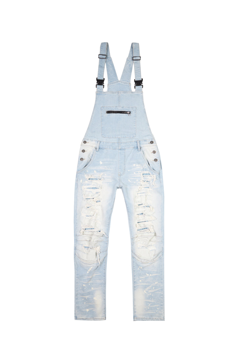 Rip & Repair Fashion Overall Speckle Blue - Smoke Rise