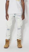 Belted Cargo Fashion Jeans
